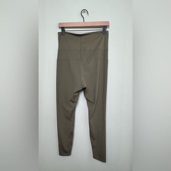 Nike One Women's High-Waisted Leggings (Maternity) in Olive Green Size Large/LP - Picture 7 of 12